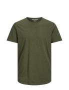 Jack & J S Jjebasher Tee O-Neck Ss Noos Khaki Green