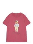 Polo Bear Cotton Jersey Tee Tops T-shirts Short-sleeved Red Ralph Laur...