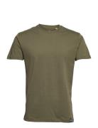 Organic Thor Tee Tops T-shirts Short-sleeved Khaki Green Mads Nørgaard
