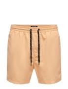 ONLY & SONS Onsted Life Swim Short Gw 1832 Orange