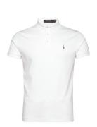 Custom Slim Fit Soft Cotton Polo Shirt Tops Polos Short-sleeved White ...
