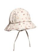 Summer Hat W. String Solhatt Multi/patterned En Fant