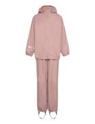 Rainwear Set Lining -Recycle Outerwear Rainwear Rainwear Sets Pink CeL...