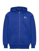 Ua Essential Fleece Fz Hood Sport Sweat-shirts & Hoodies Hoodies Blue ...