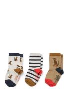 Silas Socks 3-Pack Sockor Strumpor Multi/patterned Liewood
