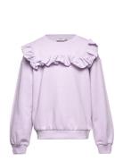 Kogofelia L/S Frill O-Neck Bo Swt Tops Sweat-shirts & Hoodies Sweat-sh...