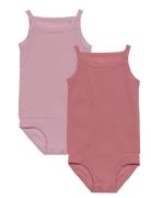 Rib Jersey 2Pack Straptop & Underpants Underkläderset Pink Copenhagen ...