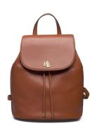 Leather Medium Winny Backpack Ryggsäck Väska Brown Lauren Ralph Lauren