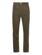 Lindbergh Corduroy Cropped Pants Khaki Green