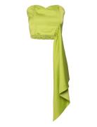 Niliagz Corsage Tops Blouses Sleeveless Green Gestuz
