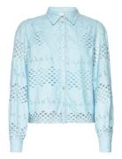Yashally Ls Shirt S. - Ca Tops Blouses Long-sleeved Blue YAS
