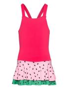 Swimsuit Sg Melon With Flounce Baddräkt Badkläder Pink Lindex