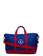 Logo-Embroidered Canvas Duffel Bags Weekend & Gym Bags Blue Polo Ralph...