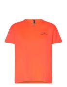 Ua Rush Energy Ss 2.0 Sport T-shirts & Tops Short-sleeved Orange Under...