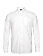 Cotton L/S Oxford Shirt Tops Shirts Casual White Superdry