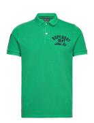 Superdry Applique Classic Fit Polo Grön