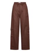 Relais Pants Bottoms Trousers Wide Leg Brown Faithfull The Brand