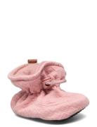 Melton Cotton Jaquard Slippers Rosa