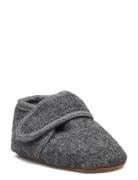 Classic Wool Slippers Slippers Inneskor Grey Melton