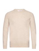 Slhrai Ls Knit Crew Neck Noos Tops Knitwear Round Necks Cream Selected...
