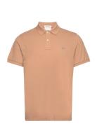 GANT Reg Shield Ss Pique Polo Beige