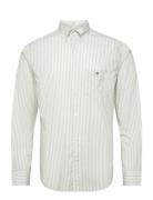 GANT Reg Classic Poplin Stripe Shirt Grön