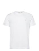 Reg Shield Ss T-Shirt Tops T-shirts Short-sleeved White GANT