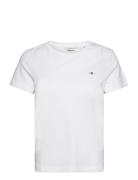 GANT Reg Shield Ss T-Shirt Vit