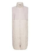Fqolga-Waistcoat Vests Padded Vests Cream FREE/QUENT