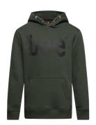 Wobbly Graphic Bb Oth Hoodie Tops Sweat-shirts & Hoodies Hoodies Green...