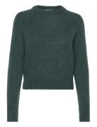 Mohair Girlfriend Sweater Tops Knitwear Jumpers Green Cathrine Hammel