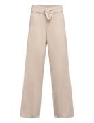 Knitted Culotte Trousers Bottoms Trousers Cream Mango