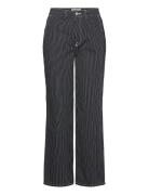 ONLY Onlmerle Hw Straight Stripe Pant Cc Pnt Marinblå