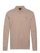 Passerby Tops Polos Long-sleeved Beige BOSS