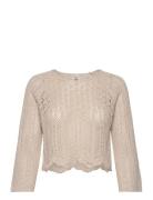 Onlnola Life 3/4 Pullover Knt Noos Tops Knitwear Jumpers Beige ONLY