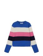 Nkfvajsa Ls Short Knit N1 Tops Knitwear Pullovers Multi/patterned Name...