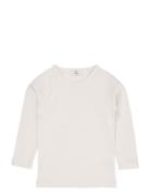 Melange Ls T-Shirt Tops T-shirts Long-sleeved T-shirts Cream Copenhage...