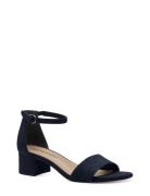 Women Sandals Sandal Med Klack Navy Tamaris