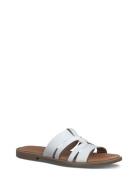 Women Slides Platta Sandaler White Tamaris