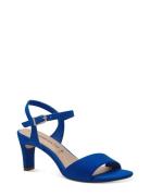 Women Sandals Sandal Med Klack Blue Tamaris