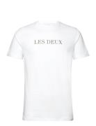 Les Deux T-Shirt Tops T-shirts Short-sleeved White Les Deux