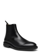 S.T. VALENTIN Classic Chelsea Boot - Pull Up Leather Svart