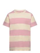 Tnjae Uni S_S Tee Tops T-shirts Short-sleeved Pink The New