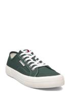 Tjm Lace Up Canvas Color Låga Sneakers Green Tommy Hilfiger