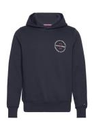 Hilfiger Roundel Hoody Tops Sweat-shirts & Hoodies Hoodies Navy Tommy ...