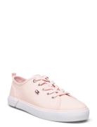 Vulc Canvas Sneaker Låga Sneakers Pink Tommy Hilfiger