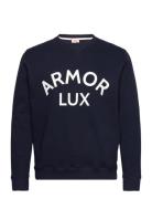 Logo Sweater Tops Sweat-shirts & Hoodies Sweat-shirts Blue Armor Lux