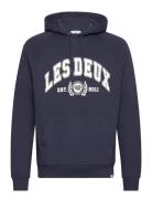 Les Deux University Hoodie Blå