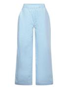 Cotton Trousers Bottoms Trousers Blue Rosemunde Kids