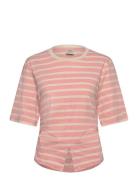 Juma Designers T-shirts & Tops Short-sleeved Pink Baum Und Pferdgarten